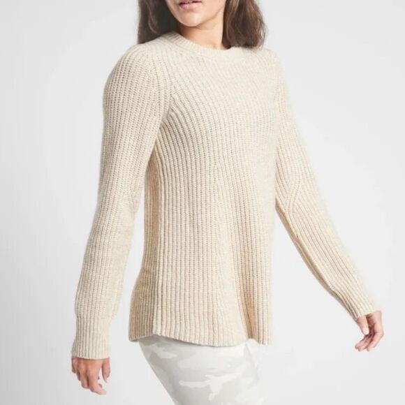 NWT Athleta | Sierra Crew Neck Wool Sweater - Picture 3 of 4